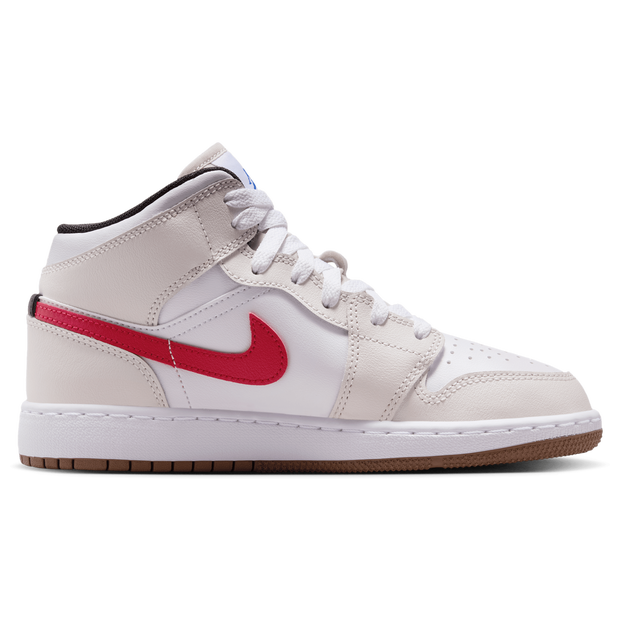 Jordan Aj1 Mid Kleinkind Sneaker - Weiß - Größe 38 - Leder