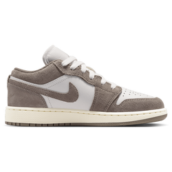 Grade School Shoes - Jordan Aj1 Low - Olive Grey-Enigma Stone-Summit
