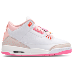 Grade School Shoes - Jordan AJ3 Retro "Spring Flowers" - Pearl Pink-Hyper Orange