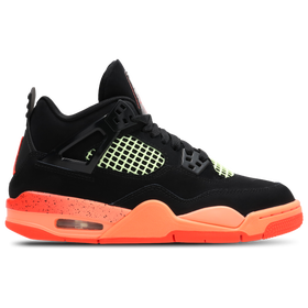 Retro 4 - Grade School - Black / Infrared 23 / Brt Mango