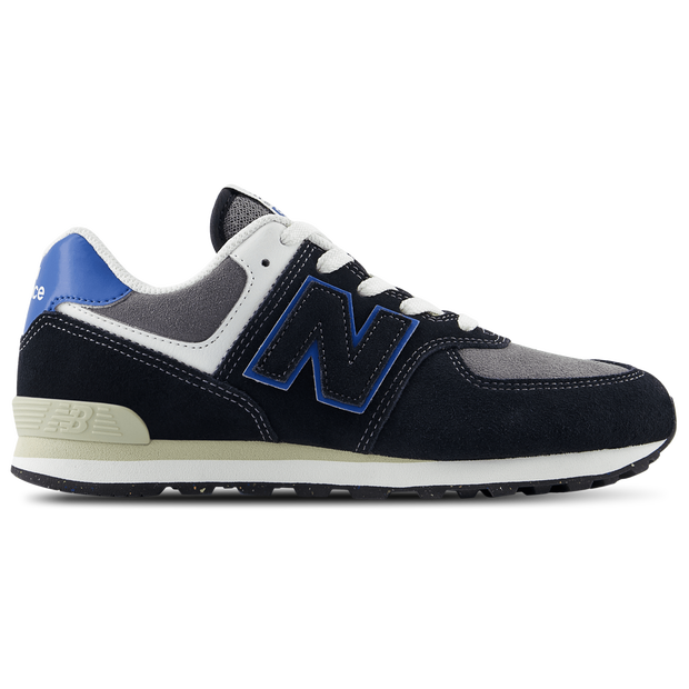 New Balance 574 Kid's Sneakers - Black - Size 3 - Leather - GC574QRB