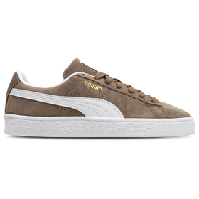 Suede - Grade School - Haute Coffee / White