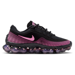 Grade School Shoes - Nike Air Max Liquid Max - Black-Metallic Silver-Playful Pink