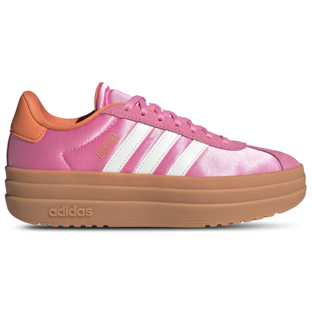 Adidas Vl Court Bold Kid's Sneakers - Pink - Size 5 - Mesh/Synthetic - JQ1875