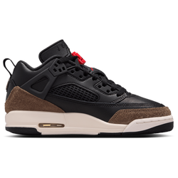 Grade School Shoes - Jordan Spizike Low - Black-University Red-Palomino
