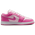 Jordan Aj1 Low - Grade School Shoes China Rose-Pink Foam-White