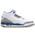 Jordan 3 Retro - Grade School Shoes White-Varsity Red-True Blue