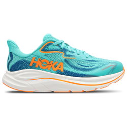 Scuola elementare e media Scarpe - Hoka Clifton 10 - Night Glow Blue-Electric Aqua-White