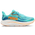 Hoka Clifton 10 - Scuola elementare e media Scarpe Night Glow Blue-Electric Aqua-White