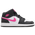 Jordan Aj1 Mid - Grade School Shoes Black-Laser Fuchsia-Anthracite