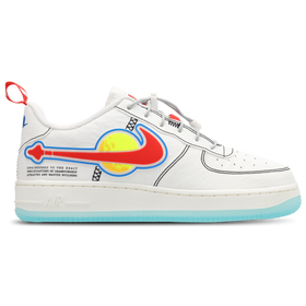Air Force 1 Low - Grade School - Sail / Rush Red / Tour Yellow