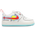 Nike Air Force 1 Low - Primaire-College Chaussures Sail-Rush Red-Tour Yellow