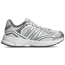 Grade School Shoes - adidas Spiritain - Crystal White-Silver Metallic