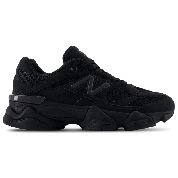New Balance 9060, Kids Black Mesh School Shoes   Grade-School,  Size 3