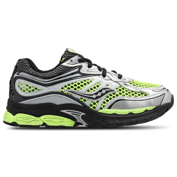 Saucony Progrid Omni 9 Kindersneakers - Geel - Maat 36 - Mesh/Synthetisch
