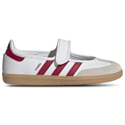 Primaria y colegio Zapatillas - adidas Samba Jane - Cloud White-Team Victory Red