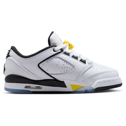 Grade School Shoes - Jordan Air Sixty Plus Low - White-Tour Yellow