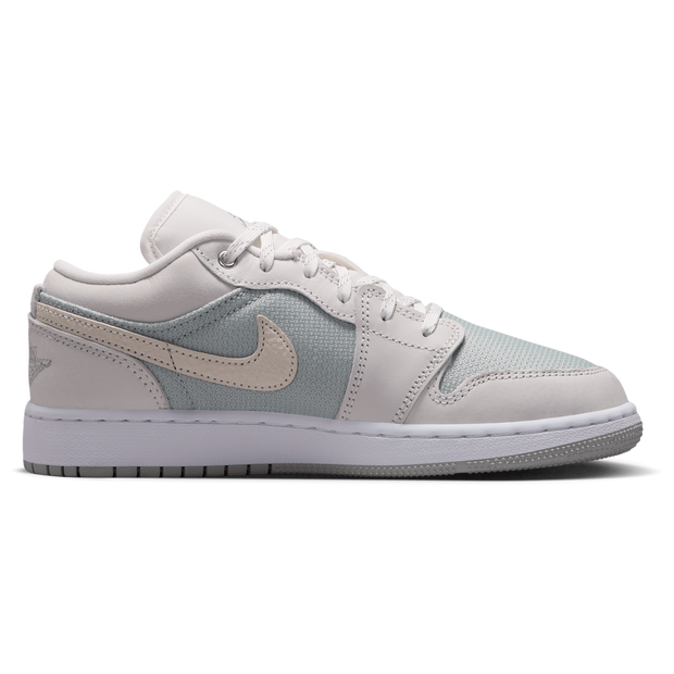 Jordan AJ1 Low Kid's Sneakers - White (GS)