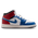Jordan Aj1 Mid - basisschool Schoenen True Blue-Varsity Red