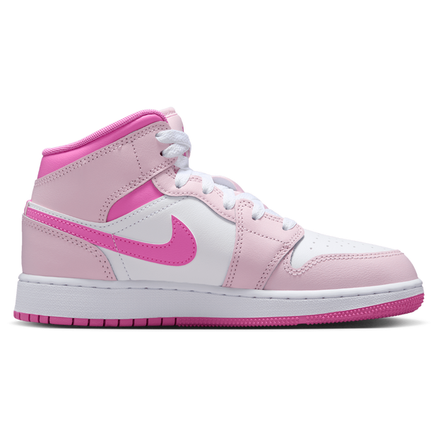 Jordan Aj1 Mid Unisex Shoes - Red - Mesh/Synthetic - Foot Locker