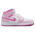 Jordan Aj1 Mid - Primaire-College Chaussures Pink Foam-China Rose