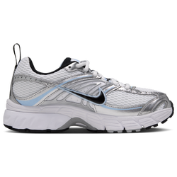 Grade School Shoes - Nike Air Max Moto 2K - White-Metallic Silver