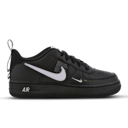 Scuola elementare e media Scarpe - Nike Air Force 1 Low - Utility Black-White-Tour Yellow