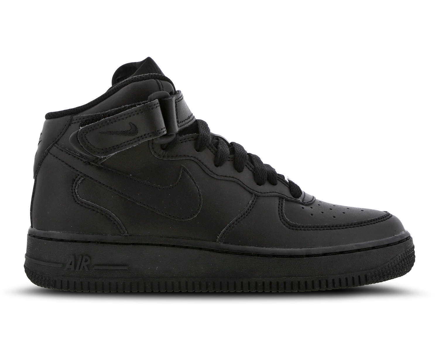 air force ones black mid