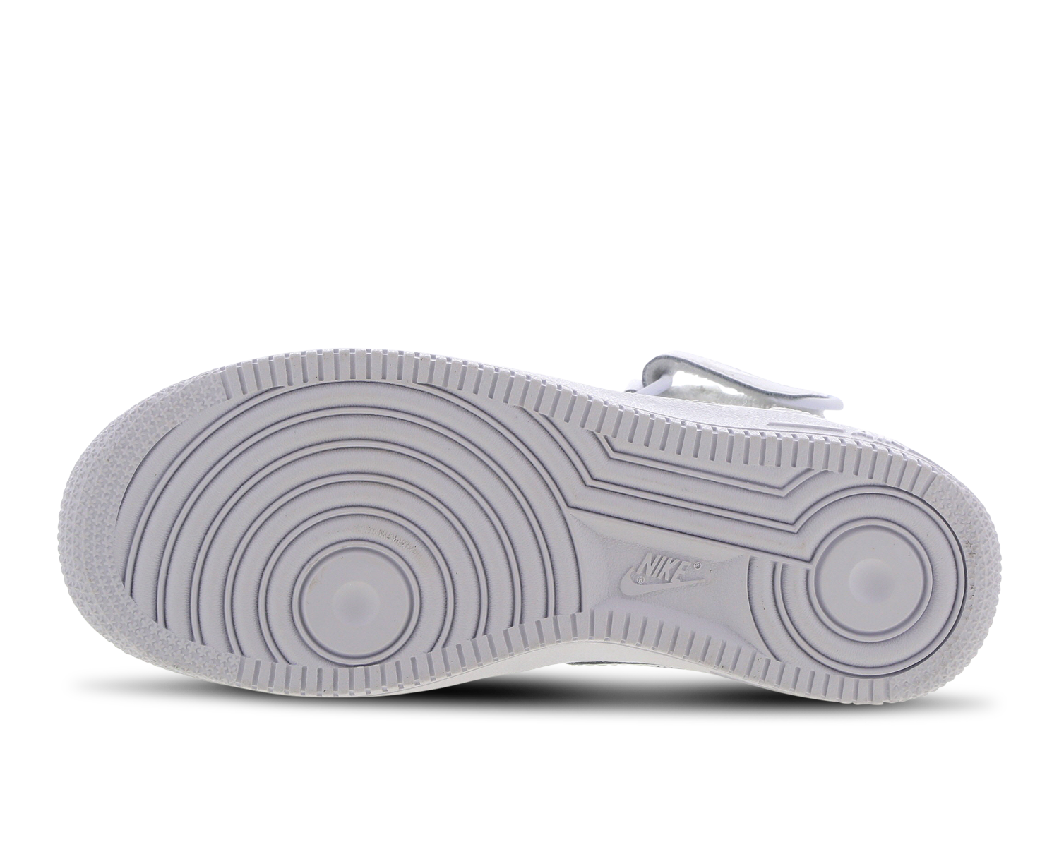 white grade school air force ones