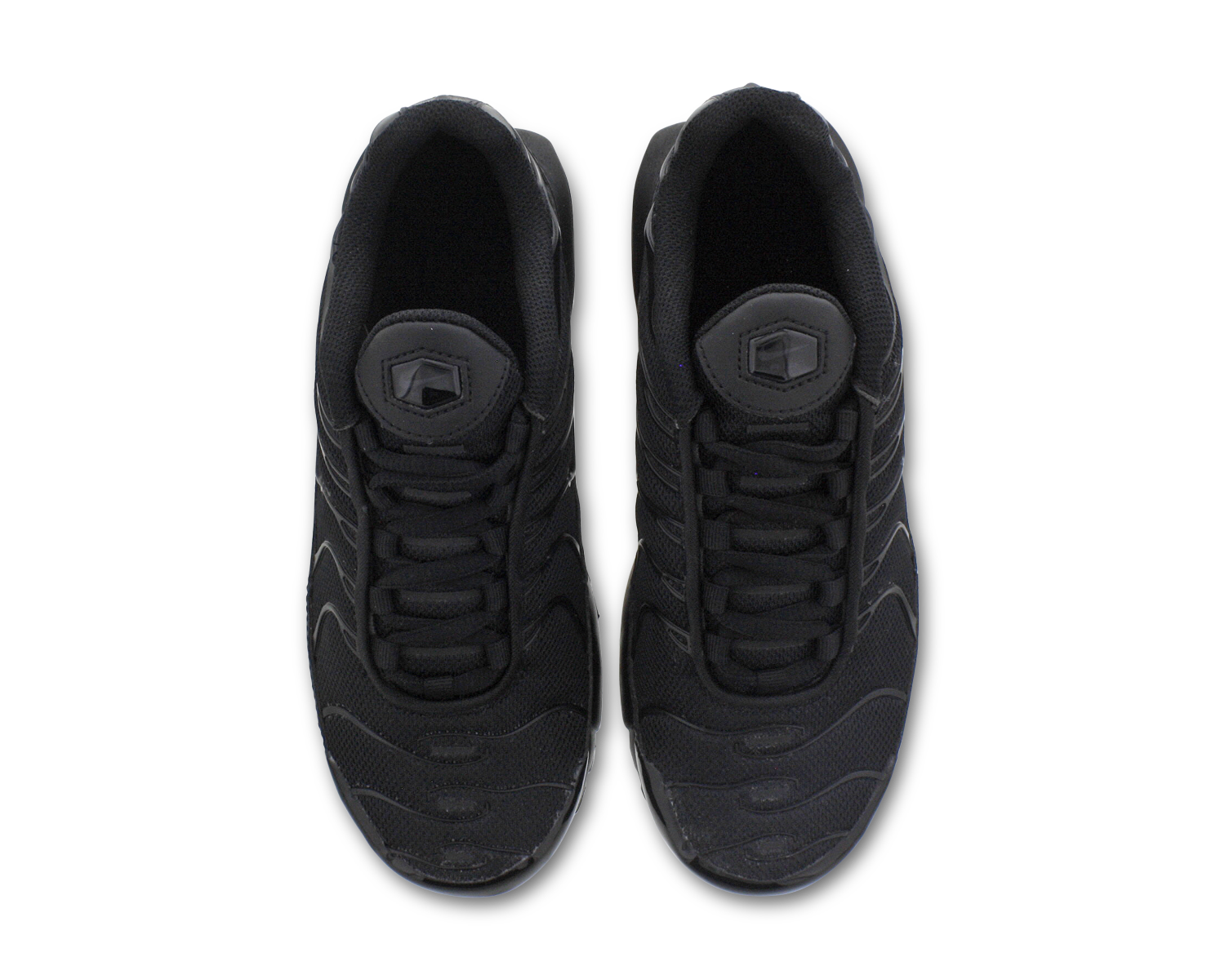 nike tuned 1 grade school shoes black