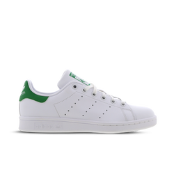 Grade School Shoes - adidas Stan Smith - Running White-Running White-Fairway