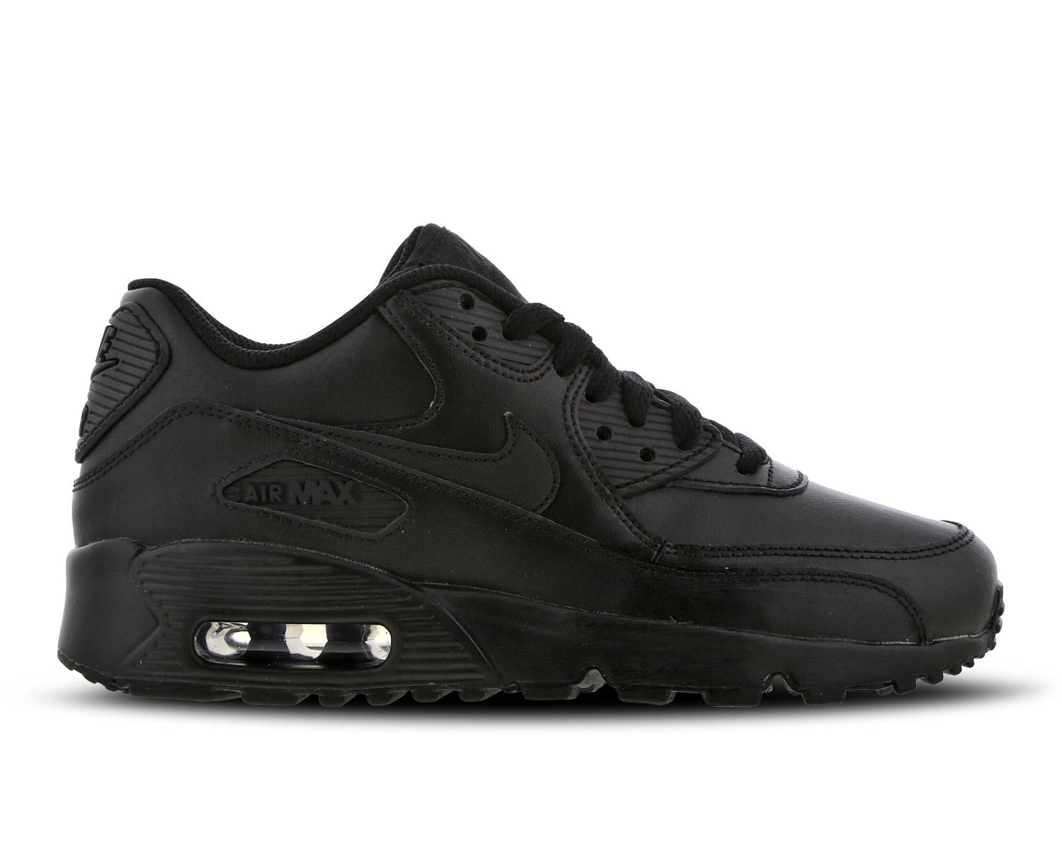 nike air max 90 leather black and white