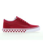 Red-White-White- C+VANS OLD SKOOL (CHECKBOARD) RED/WHITE