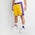 Nike Nba La Lakers - Homme Shorts Amarillo-Field Purple-White