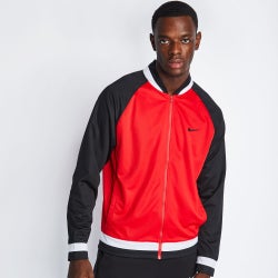 Men Track Tops - Nike Dri-fit - University Red-Black-White