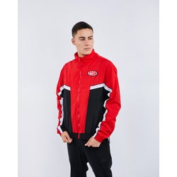 Men Track Tops - Jordan Throwback - Red-Black-Red