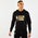 New Era NBA Foil Print Over The Head - Men Hoodies Black-Gold