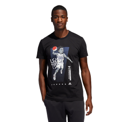 Men T-Shirts - adidas Donovan Gu Tee - Black-Black