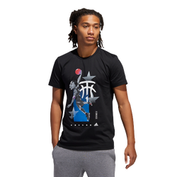 Men T-Shirts - adidas Tmac Gu - Black-Black
