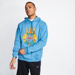 Men Hoodies - Nike Lj Over The Head - Dutch Blue-Dutch Blue
