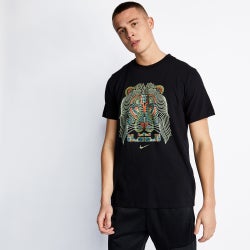 Men T-Shirts - Nike Lj Shortsleeve - Black-Black