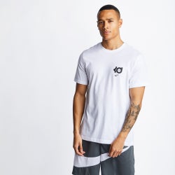 Men T-Shirts - Nike Logo - White-White