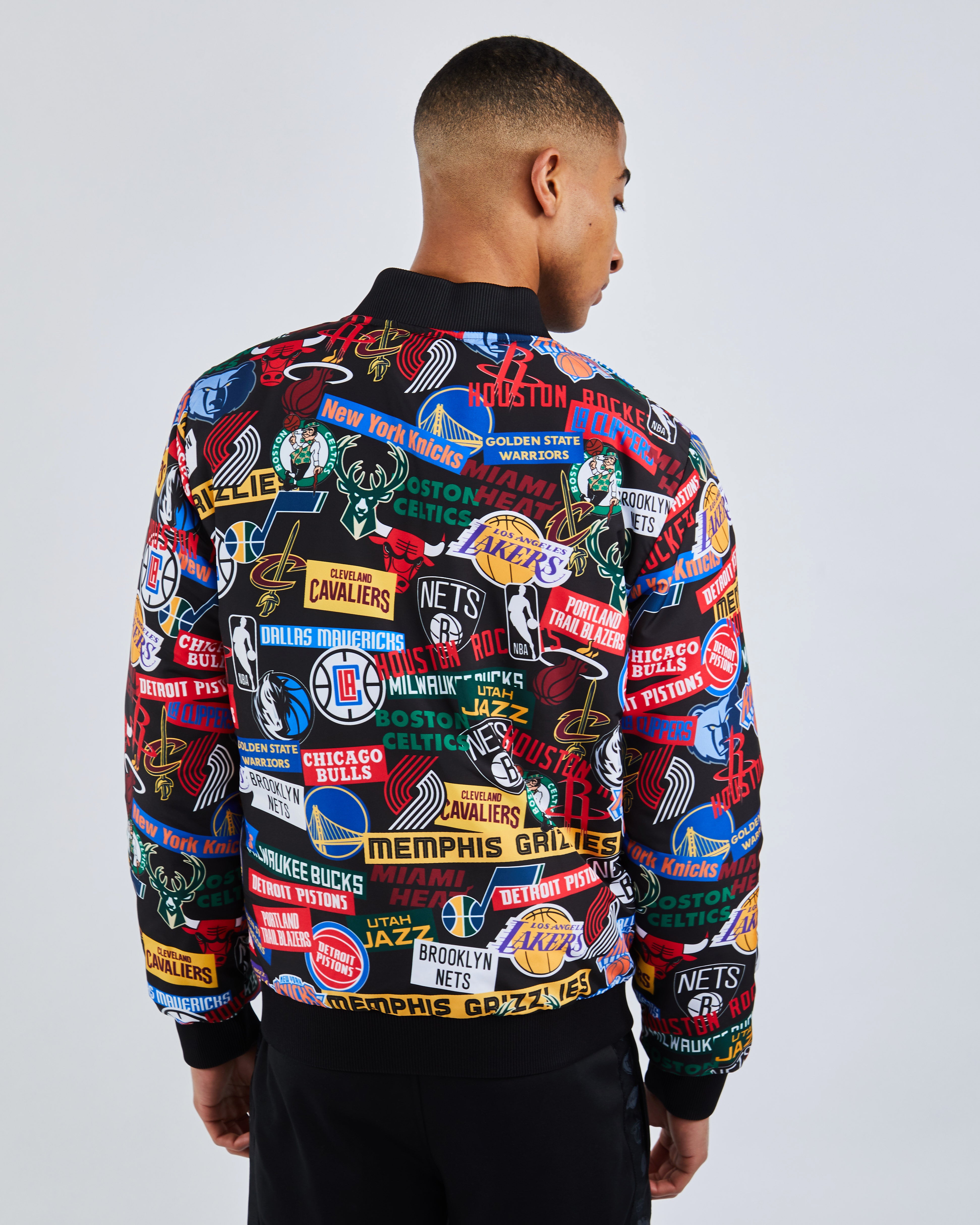 jacket with all nba logos