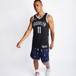 Men Jerseys/Replicas - Nike NBA Brooklyn Nets Kyrie Swingman Icon Jersey - Black-Black