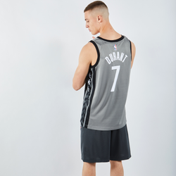 Men Jerseys/Replicas - Jordan Nba Brooklyn Nets Durant Swingman Statement Jersey - Grey-Grey