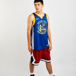 Men Jerseys/Replicas - Nike NBA Golden State Curry Swingman Icon Jersey - Blue-Blue