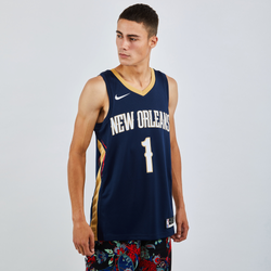 Men Jerseys/Replicas - Nike NBA New Orleans Zion Swingman Icon Jersey - Blue-Blue