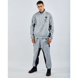 Men Tracksuits - Nike Nba Brookjlyn Nets Suit - Grey-Grey