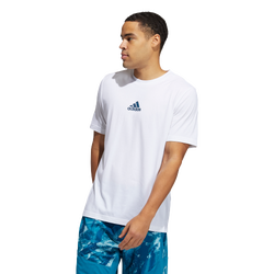 Men T-Shirts - adidas Bfto - White-White