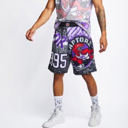 Men Shorts - Mitchell & Ness Jumbotron Basketball - Black-Black